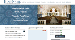 Desktop Screenshot of holynamecoffeyville.org